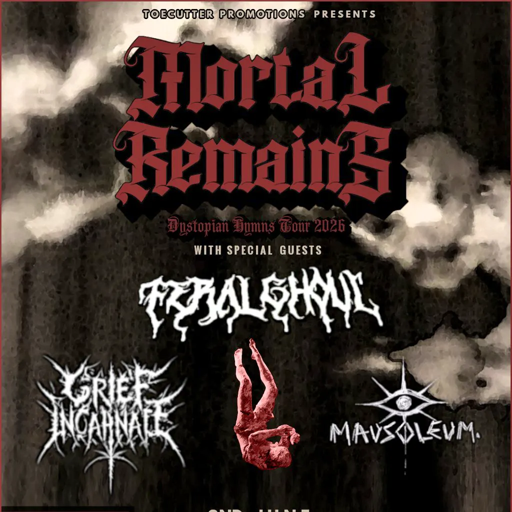 Mortal Remains - Feral Ghoul - Grief Incarnate - Mausoleum at Bannerman's Bar