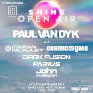 PAUL VAN DYK Open Air | Trancecoda X Groovebox X Shine at Binks at Binks Yard