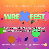 WREXFEST 2026 - Early Bird Weekend Pass at Wrexham City Centre Various Venues