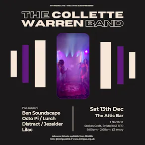 Intrigue Live presents: THE COLLETTE WARREN BAND