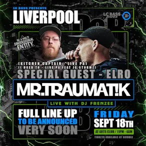 Mr Traumatik tour 2026 ft Elro
