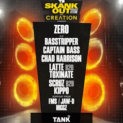 Zero, Basstripper, Latte & Toxinate, Chad Harrison, Captain Bass Tickets | Tank Nightclub Sheffield  | Sat 18th May 2024 Lineup