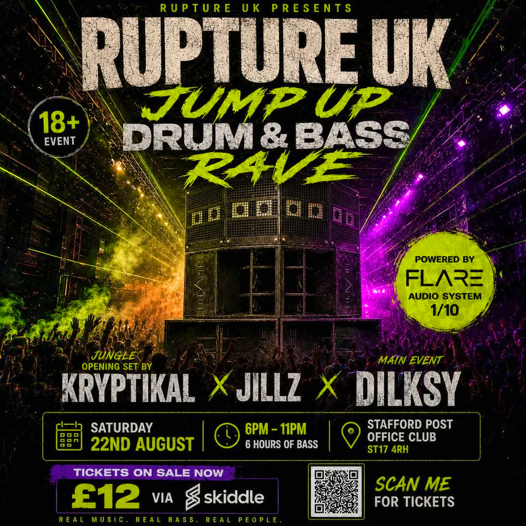 Rupture UK - Ground Zero at Stafford Post Office Club