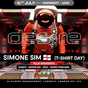 DESIRE - Weekly Thursday After Party - SIMONE SIM
