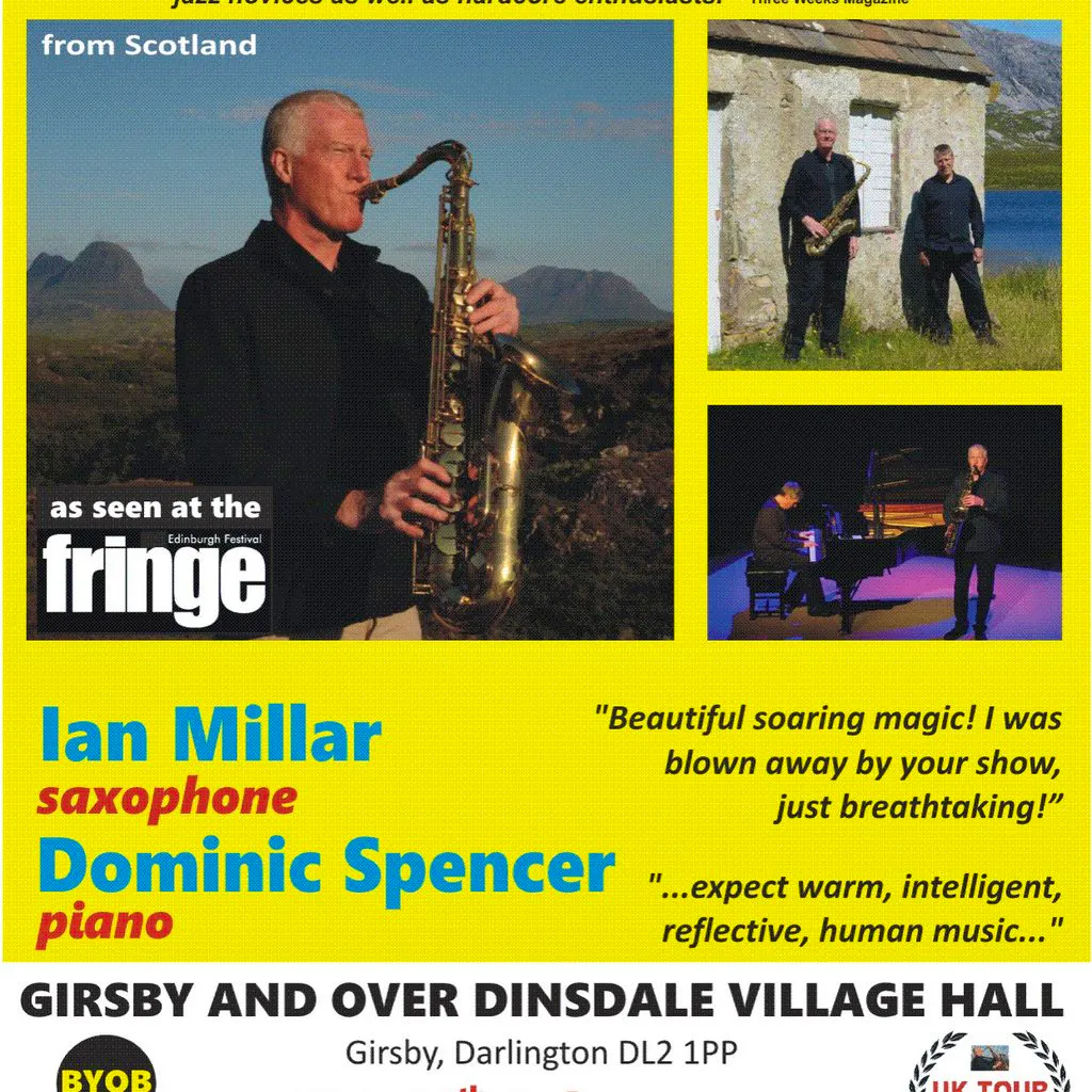 Jazz in the Village - Millar and Spencer at Girsby And Over Dinsdale Village Hall