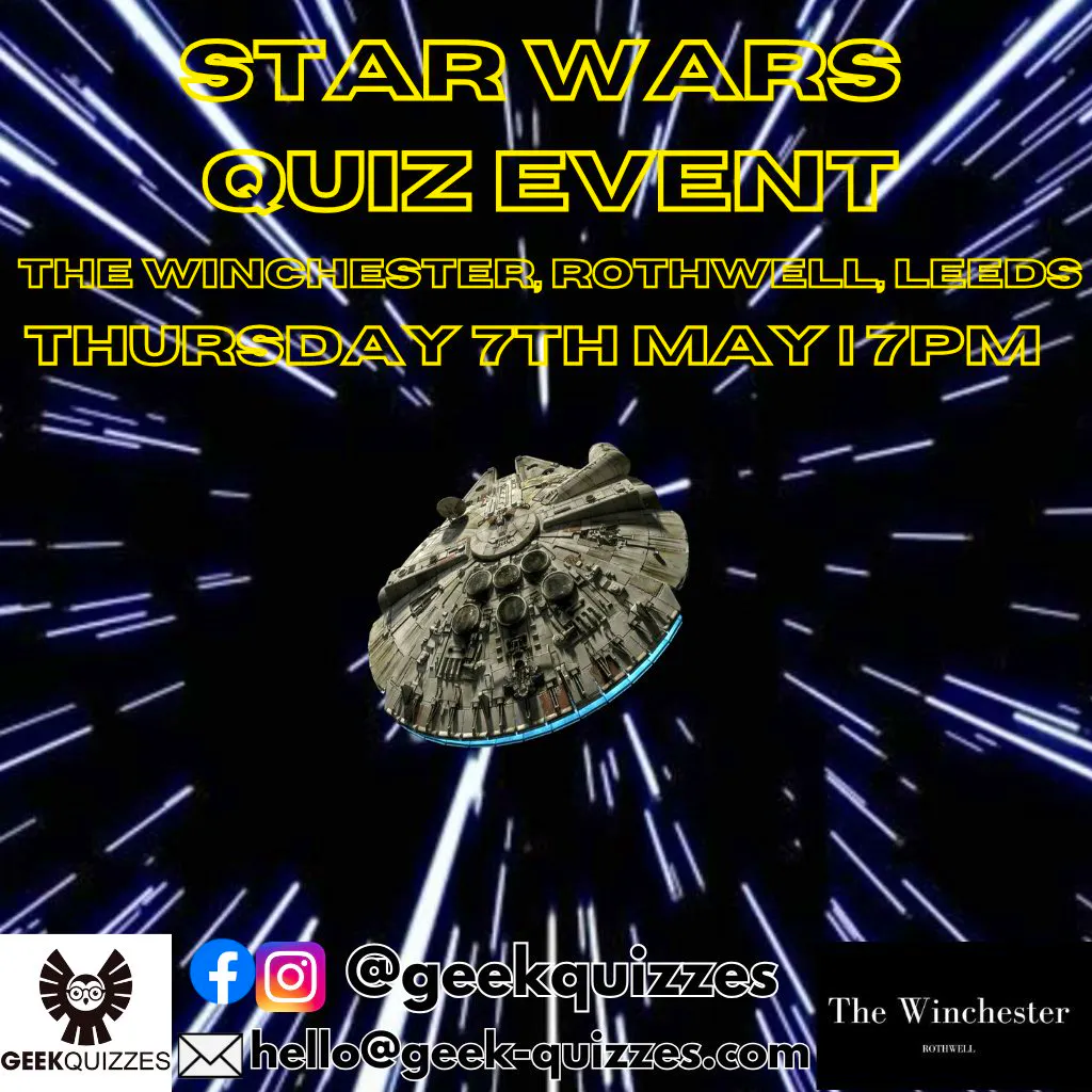 Star Wars Quiz Event at The Winchester