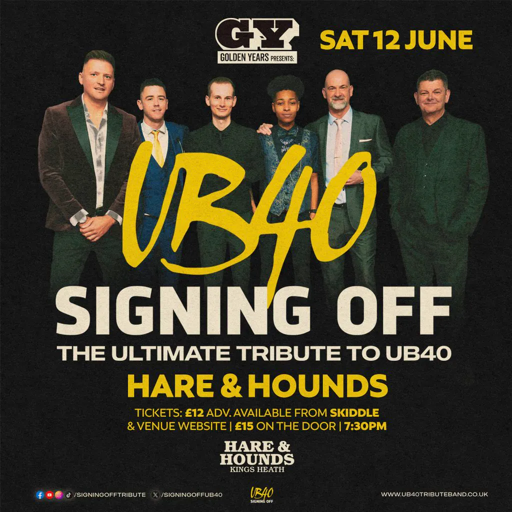Signing Off - UB40 Tribute at Hare And Hounds Kings Heath
