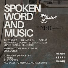 NBD Speakeasy @ PROJEKTS / Spoken Word and Music at Projekts Skatepark