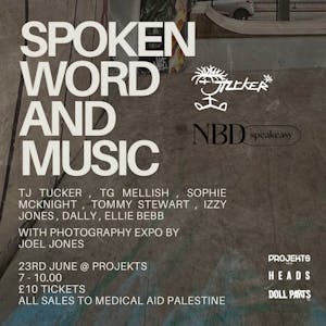 NBD Speakeasy @ PROJEKTS / Spoken Word and Music