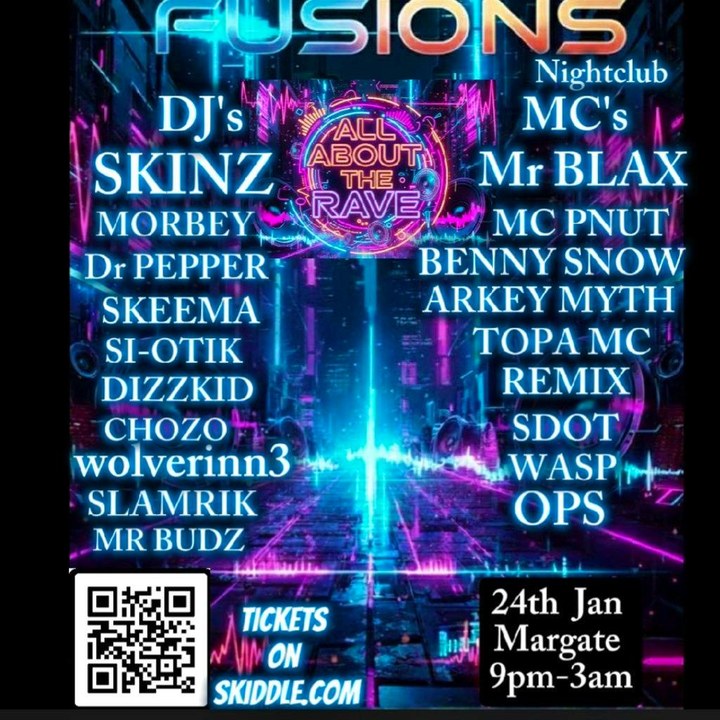All ABOUT THE RAVE presents:FUSIONS MARGATE at Fusion