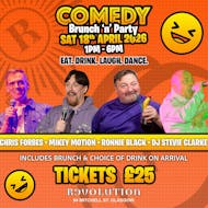COMEDY BRUNCH n PARTY. GLASGOW. at Revolution Mitchell Street