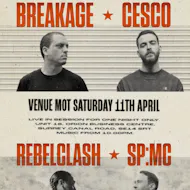 Breakage, SP:MC, Cesco, Rebel Clash - Venue MOT at Venue MOT Unit 18