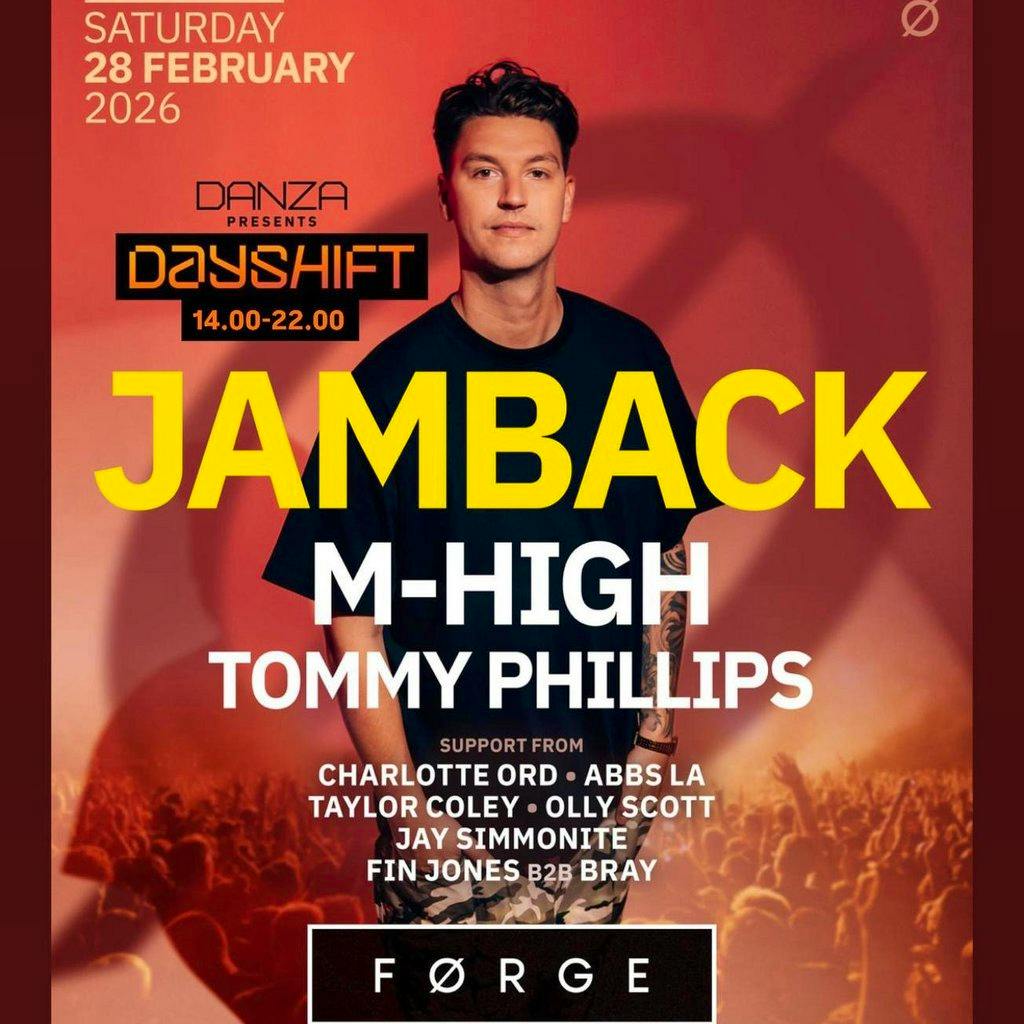 JAMBACK, M-HIGH, Tommy Phillips & more! at FORGE