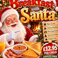 Breakfast with Santa at The Devonshire Arms Somercotes