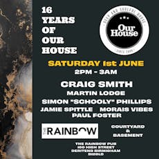 16 Years of Our House at The Rainbow Pub Digbeth
