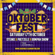 OKTOBERFEST LEAMINGTON Saturday 17/10/26 at The Assembly Leamington