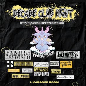 Decade Club Night - Pop Punk, Emo, Alt [+ karaoke]