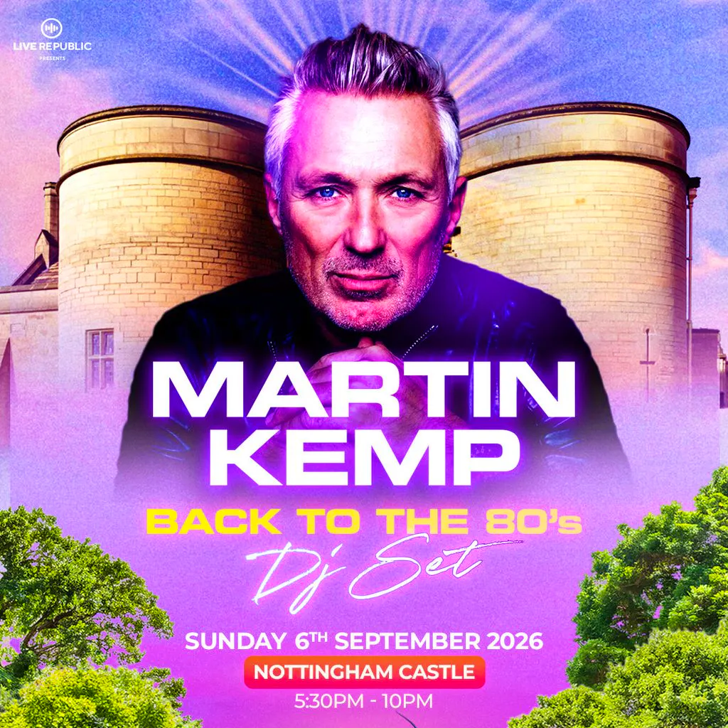 Martin Kemp's Back to the 80s DJ Set | Nottingham Castle at Nottingham Castle