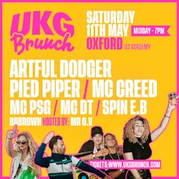 UKG Brunch - OXFORD Tickets | O2 Academy Oxford Oxford  | Sat 11th May 2024 Lineup