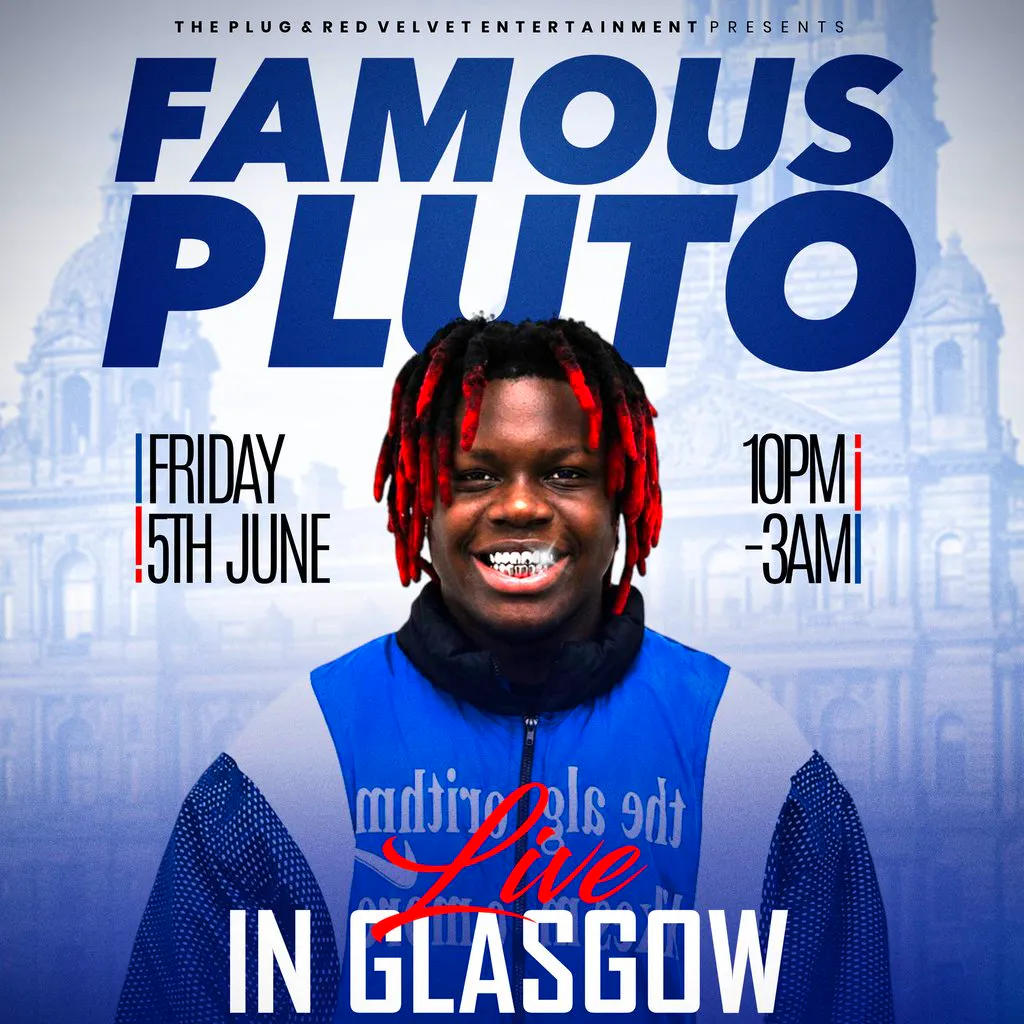 Famous Pluto Live in Glasgow at Enish Glasgow