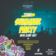 Rewinder Under 18s Oldham - Summer Launch Party at The Cotton Rooms