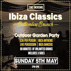Ibiza Classics Bottomless Brunch at The Dickens Inn Middlesbrough