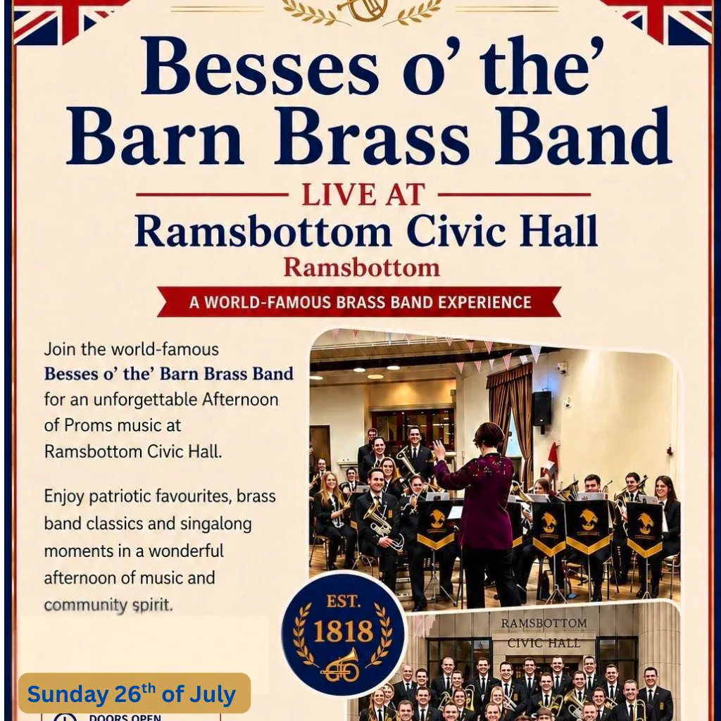 Besses o' the' Barn Brass Band at Ramsbottom Civic Hall