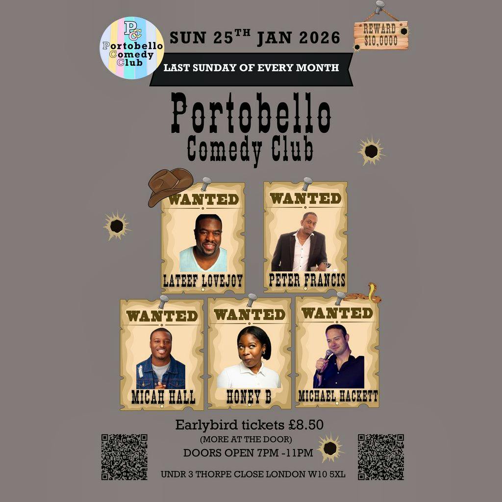 Portobello Comedy Club at UNDR Ladbroke Grove