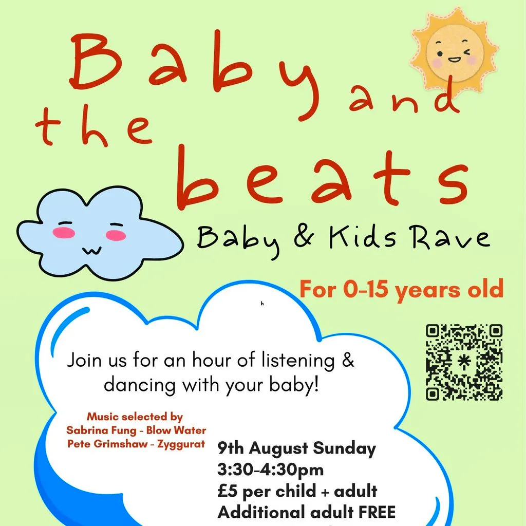 Baby and the Beats - Baby Rave by Blow Water (3.30PM) at Hare And Hounds Kings Heath