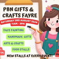 PBN Wolverhampton Gifts & Crafts Fayre| Saturday 3rd August 2024 at The Robin R N B Club 2