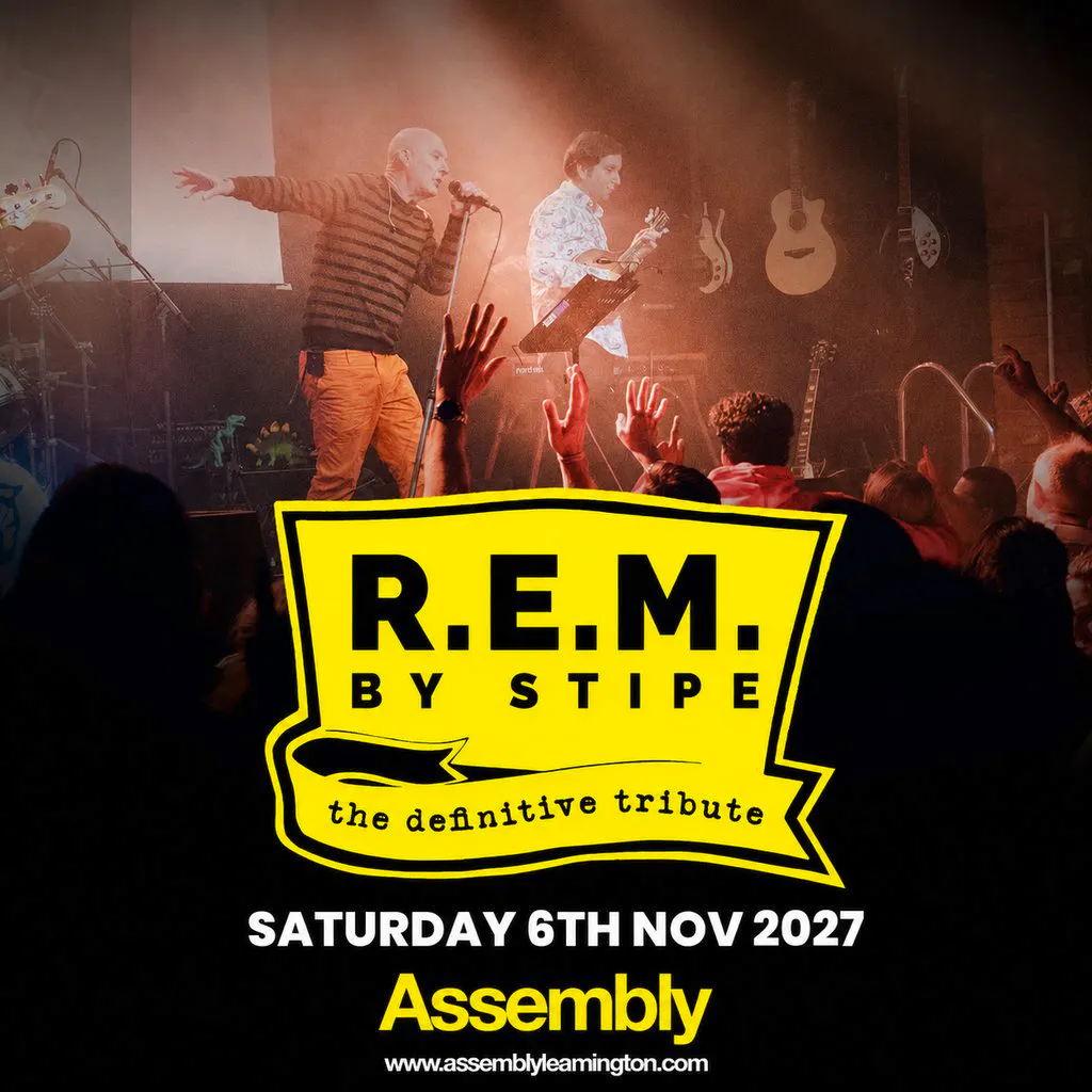 STIPE- REM TRIBUTE BAND Saturday 06/11/2027 at The Assembly Leamington