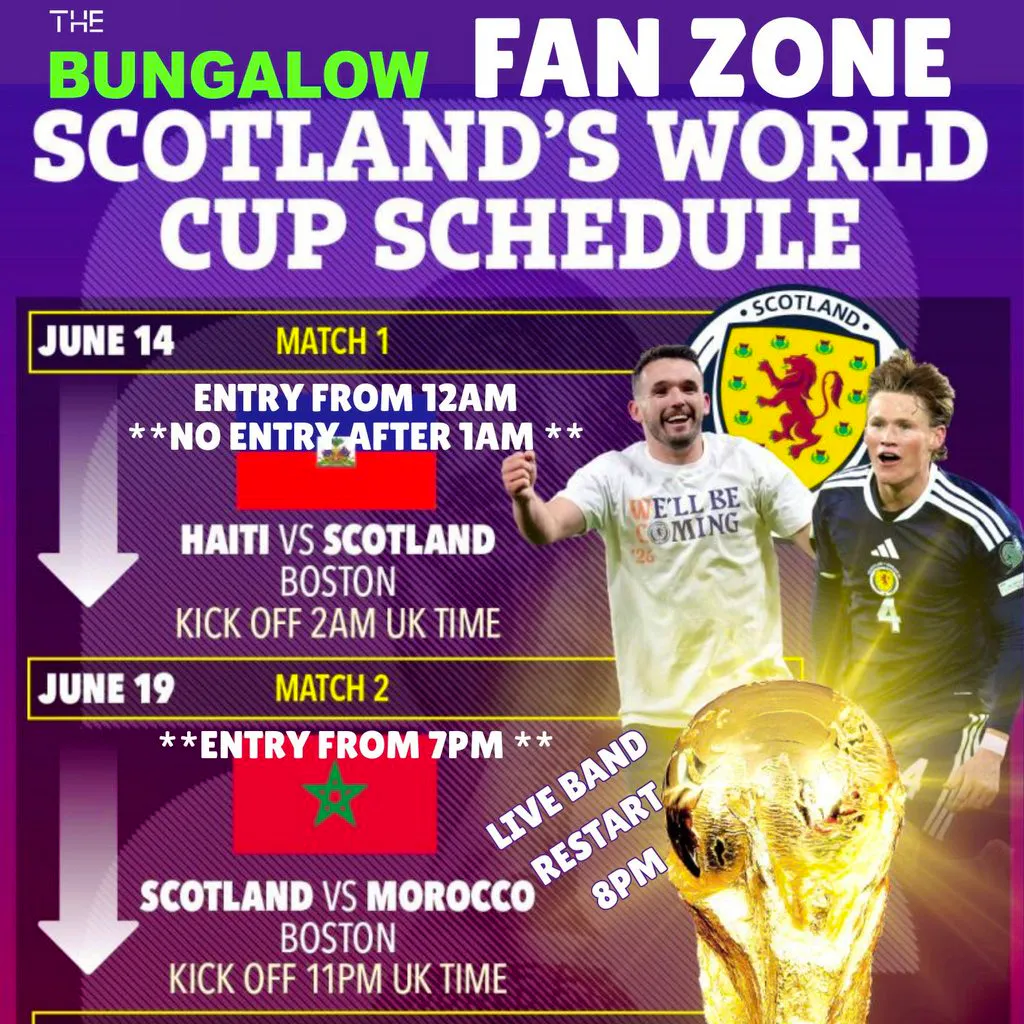 Haiti VS Scotland at The Bungalow Bar