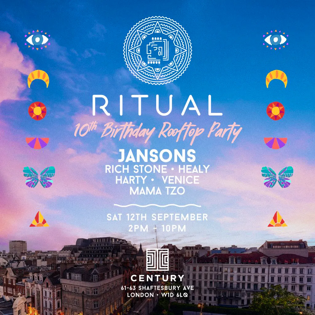 RITUAL 10th Birthday Rooftop Party at Century