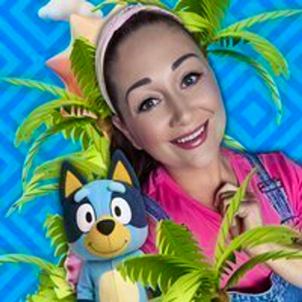 Miss Rachel Tribute & Bluey Mascot at The Barleycorn Hamilton