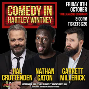 October's Comedy in Hartley Wintney