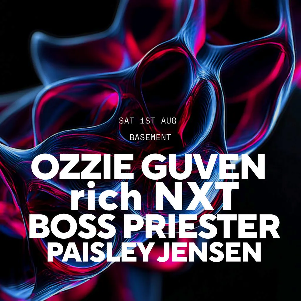 Ozzie Guven, Rich NXT, Boss Priester & Paisley Jensen at XOYO