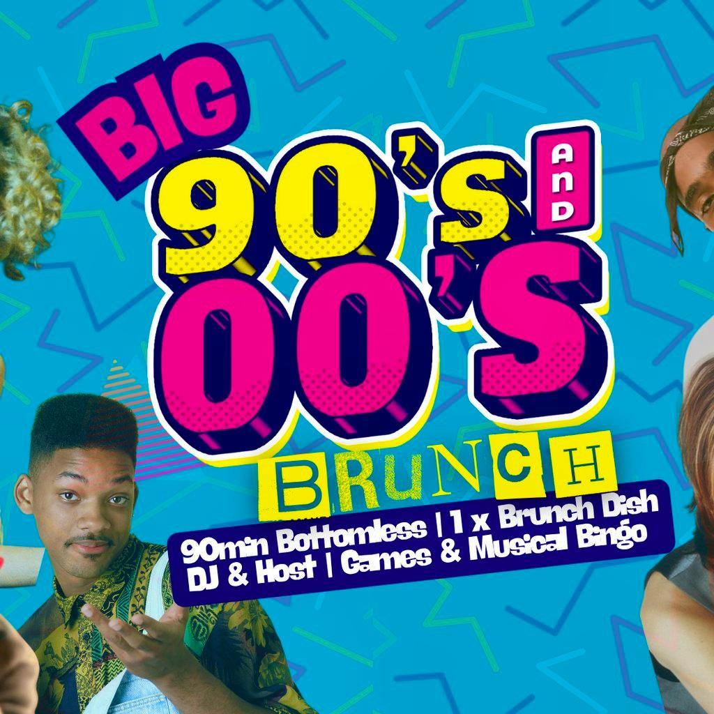 Big 90s vs 00s Bottomless Brunch at Big Belly Bar And Comedy Club Southbank