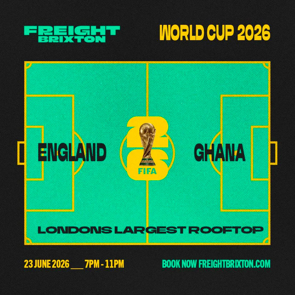 World Cup Showdown: England v Ghana Live Screening at Freight Brixton