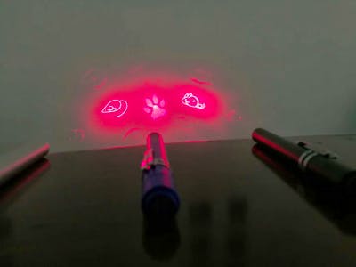 L'emissione del raggio puntatore laser - www.laserpotenti.com