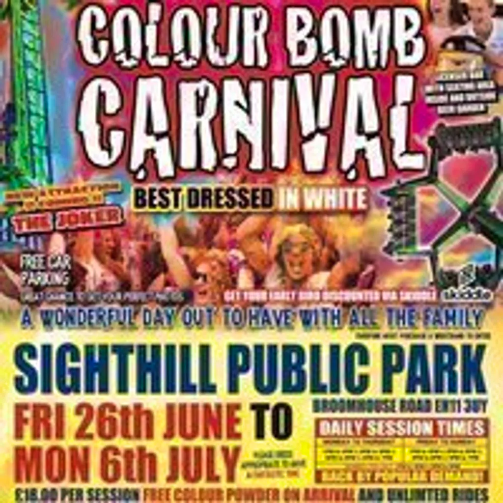 Taylor's of Edinburgh presents Colour Bomb Carnival 2026! at Sighthill Public Park
