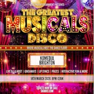 The Greatest MUSICALS Disco - Brighton at Komedia Brighton