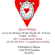 Speed Dating. 18 - 25 years. Mondays at Creativity In Our Hands: Suzanne Asphall