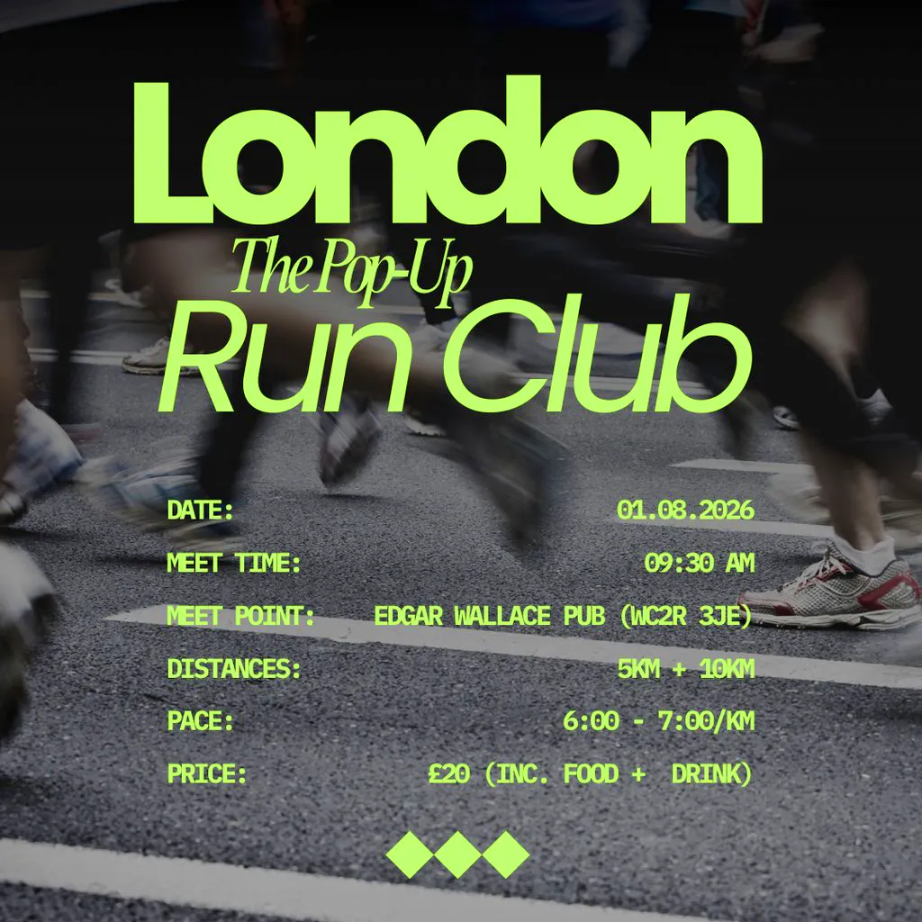 London Pop-Up Run Club at Edgar Wallace