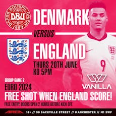 England vs Denmark - Euros 2024 - Live Screening at Area Manchester