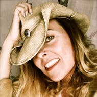 Rachel Harrington with Kora Feder at Thimblemill Library