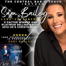 Sam Bailey In Concert at THE CENTRAL BAR And VENUE
