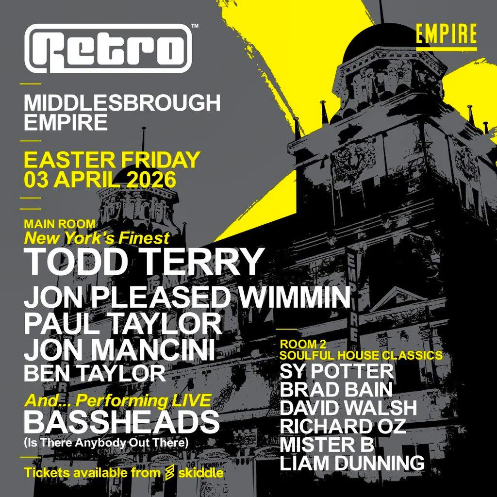 RETRO at the EMPIRE - Easter Friday 3rd April 26 at The Middlesbrough Empire
