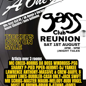 A One Night Stand ~ Gass Club Reunion