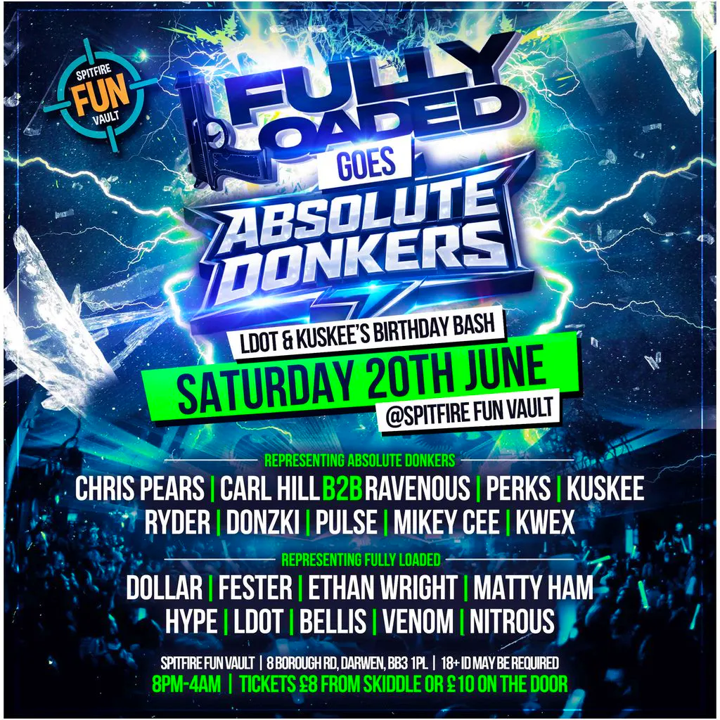 Fully Loaded Goes Absolute Donkers at Spitfire Fun Vault