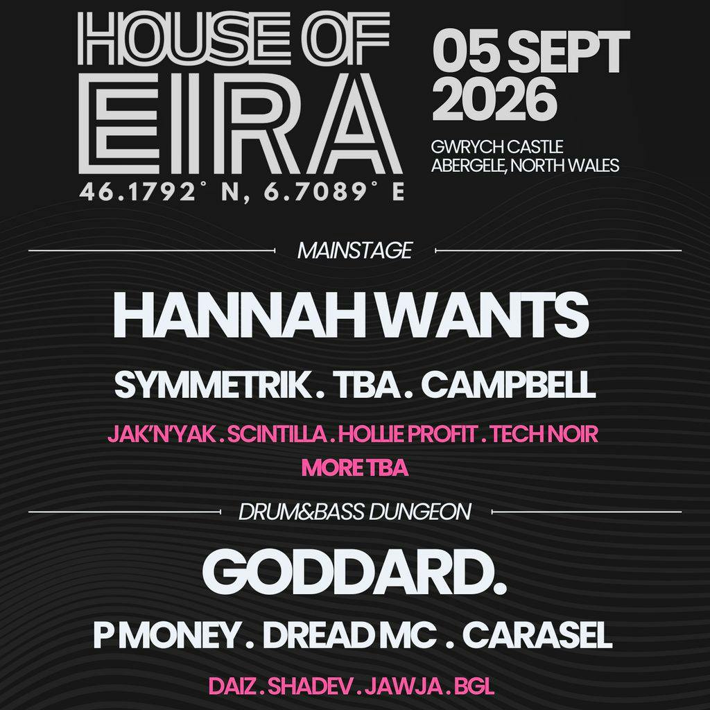 House OF Eira - Castle Take-over Part II at Gwrych Castle Preservation Trust Ltd